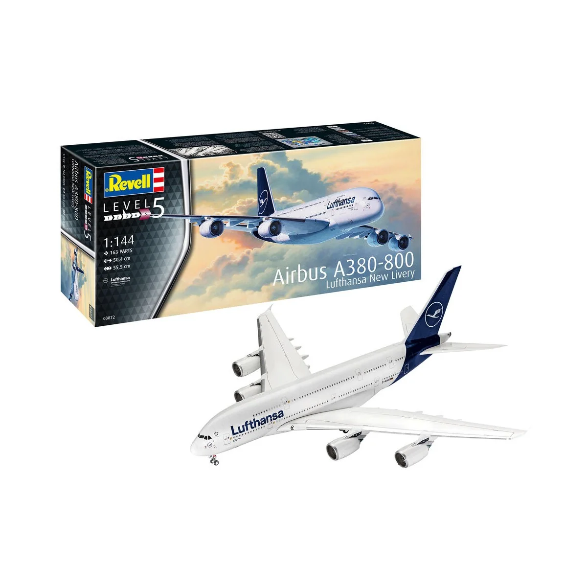 Airbus A380-800 Lufthansa New Li, 1/144 - Revell 03872