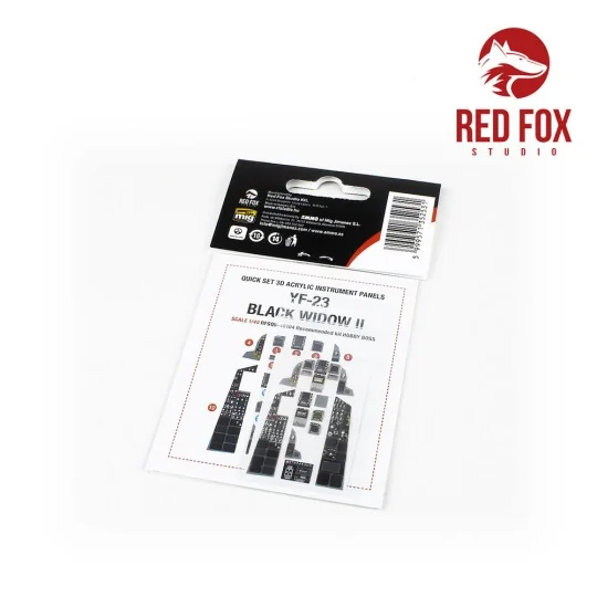 1/48 YF-23 Black Widow II (for Hobby Boss kit), 1/48 - Red Fox Stud...