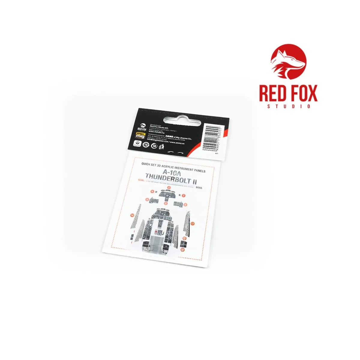 A-10A Thunderbolt II (for Hobby Boss kit), 1/48 - Red Fox Studio RF...