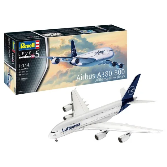 Airbus A380-800 Lufthansa New Li, 1/144 - Revell 03872