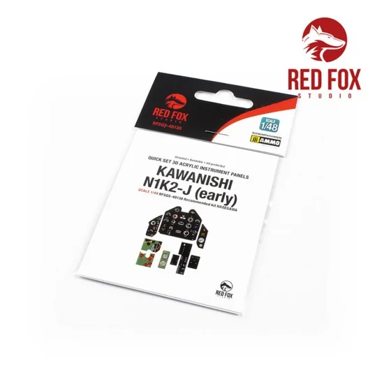 1/48 Kawanishi N1K2-J (Early) (for Hasegawa kit), 1/48 - Red Fox St...