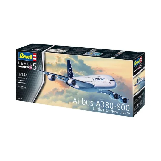 Airbus A380-800 Lufthansa New Li, 1/144 - Revell 03872