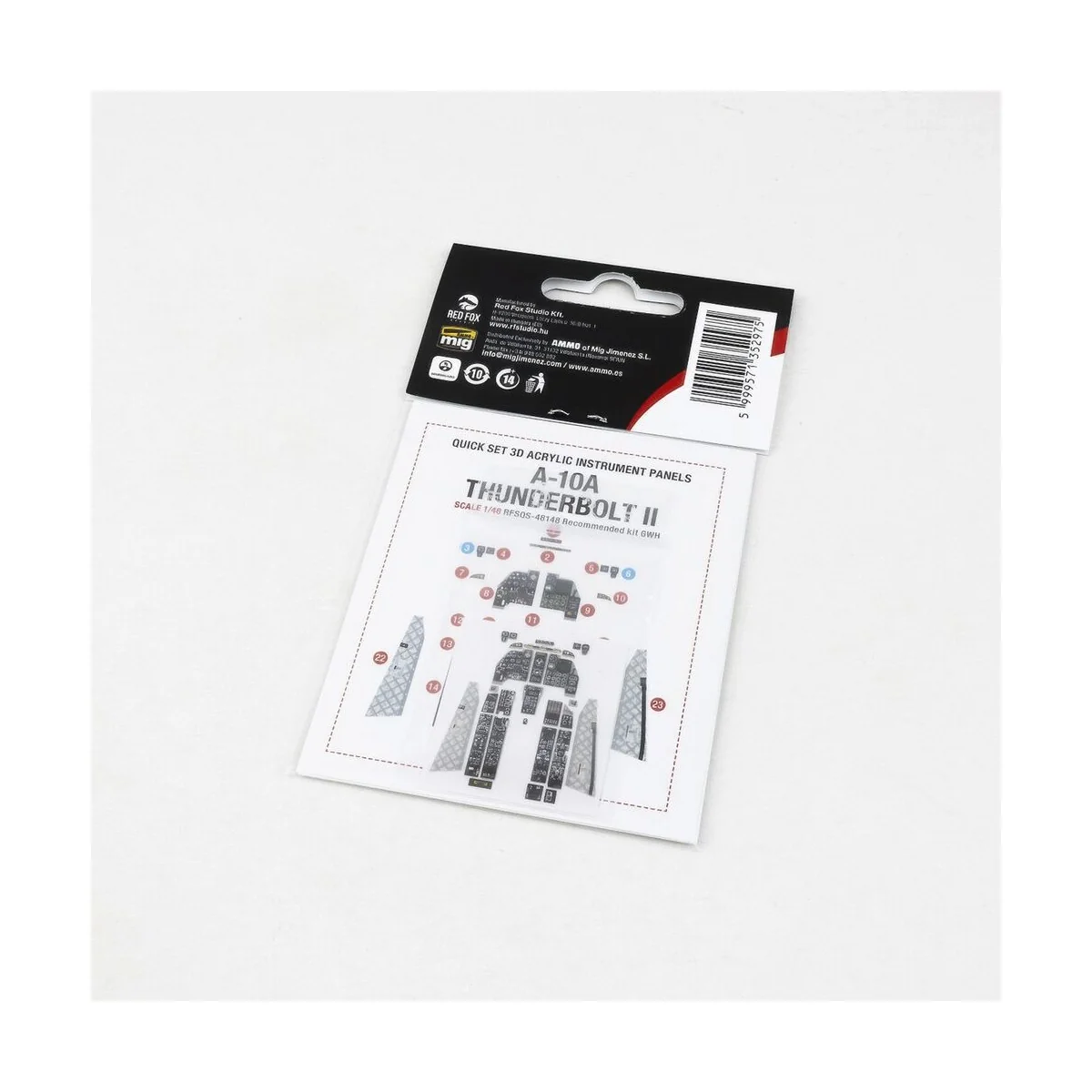 A-10A Thunderbolt II for GWH, 1/48 - Red Fox Studio RFSQS-48148