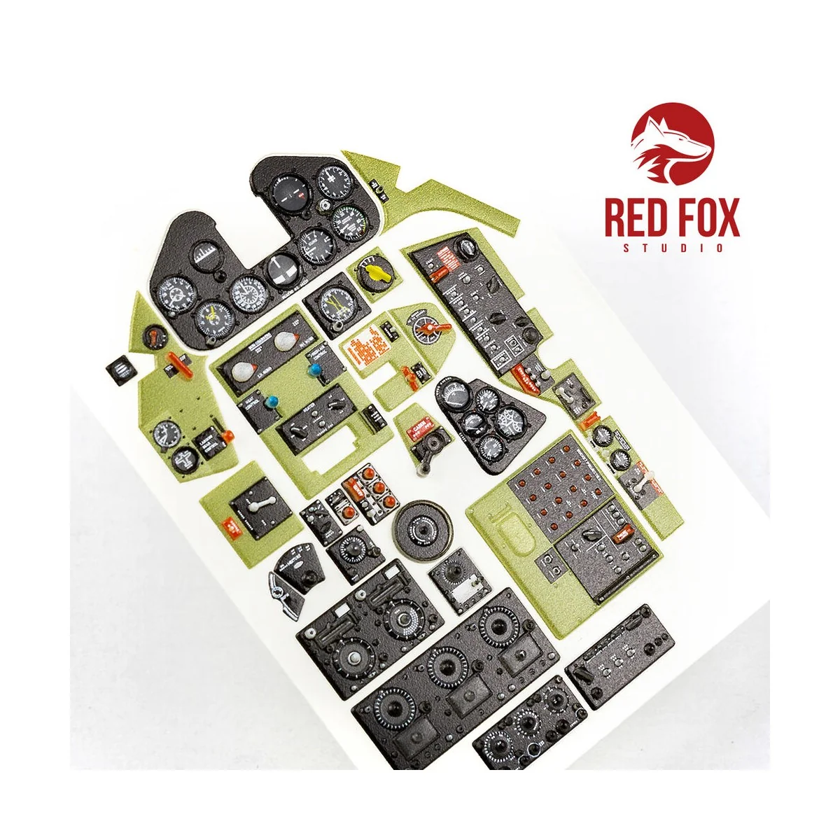 1/24 Grumman F6F-5 Hellcat (for Airfix kit), 1/24 - Red Fox Studio ...