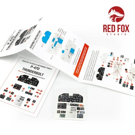 1/24 P-47D Thunderbolt (for Kinetic kit), 1/24 - Red Fox Studio RFS...