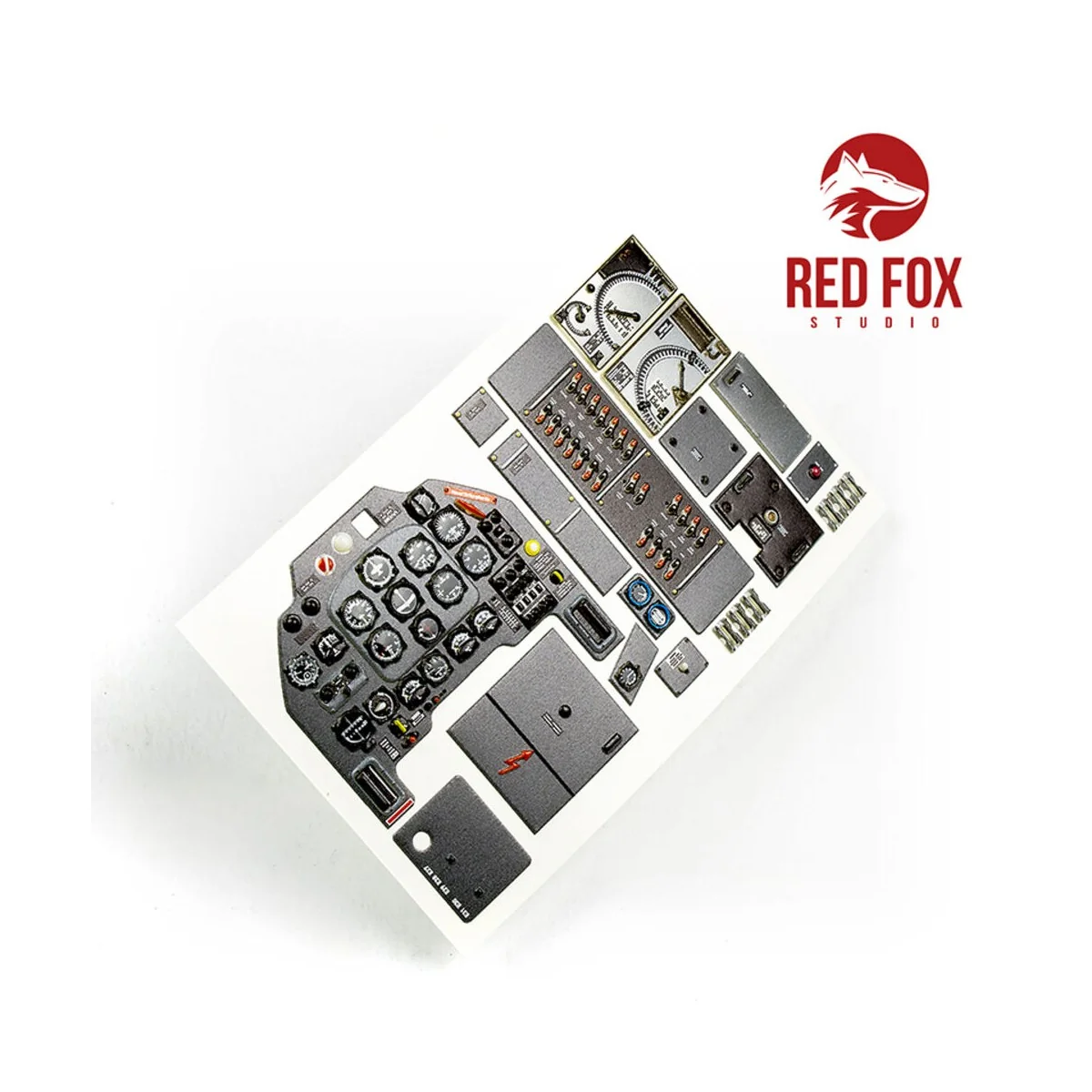 1/24 Junkers Ju 87B-2 Stuka (for Trumpeter Kit), 1/24 - Red Fox Stu...