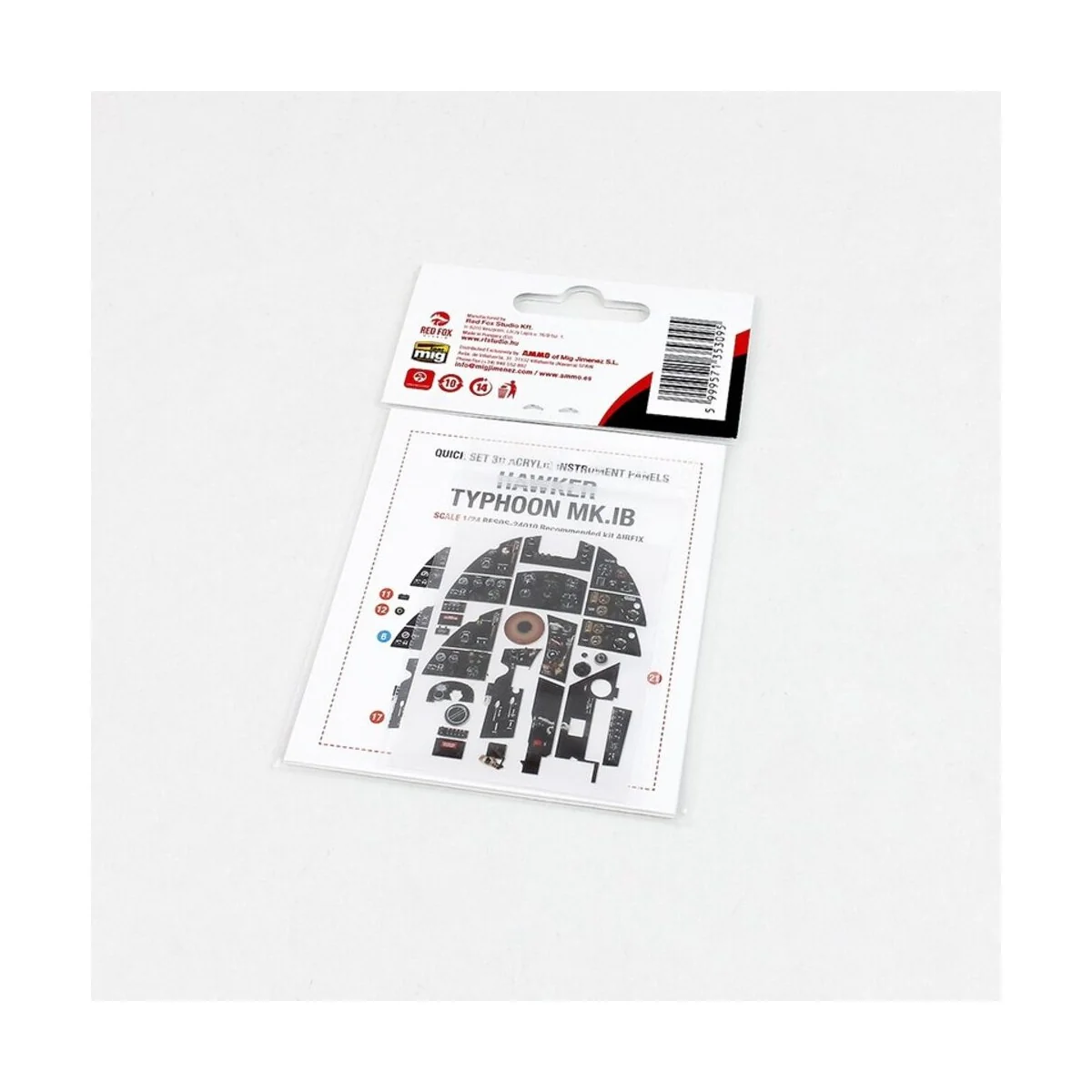 Hawker Typhoon Mk.Ib (for Airfix kit), 1/24 - Red Fox Studio RFSQS-...