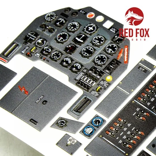 1/24 Junkers Ju 87B-2 Stuka (for Trumpeter Kit), 1/24 - Red Fox Stu...