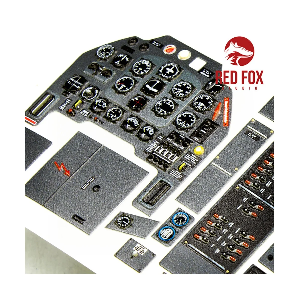 1/24 Junkers Ju 87B-2 Stuka (for Trumpeter Kit), 1/24 - Red Fox Stu...