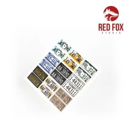 1/24 USA License plates vol.02, 1/24 - Red Fox Studio RFSQS-24014 2