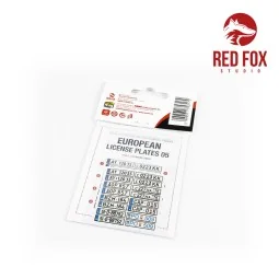 1/24 European Lincense plates vol.05, 1/24 - Red Fox Studio RFSQS-2... 2