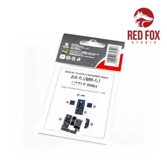 1/35 AH-6J / MH-6J Little Bird (for Kitty Hawk Kit), 1/35 - Red Fox...