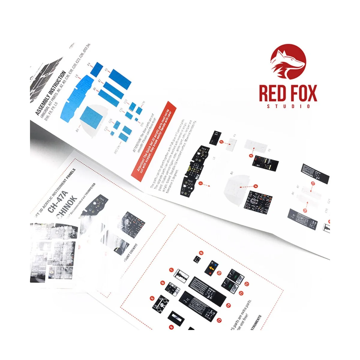 1/35 CH-47A Chinok (for Trumpeter kit), 1/35 - Red Fox Studio RFSQS...