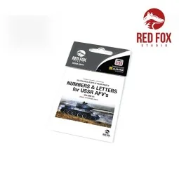 3D Resin Foundry Numeral & Letters for USSR AFV’s vol. 01, 1/35 - R...