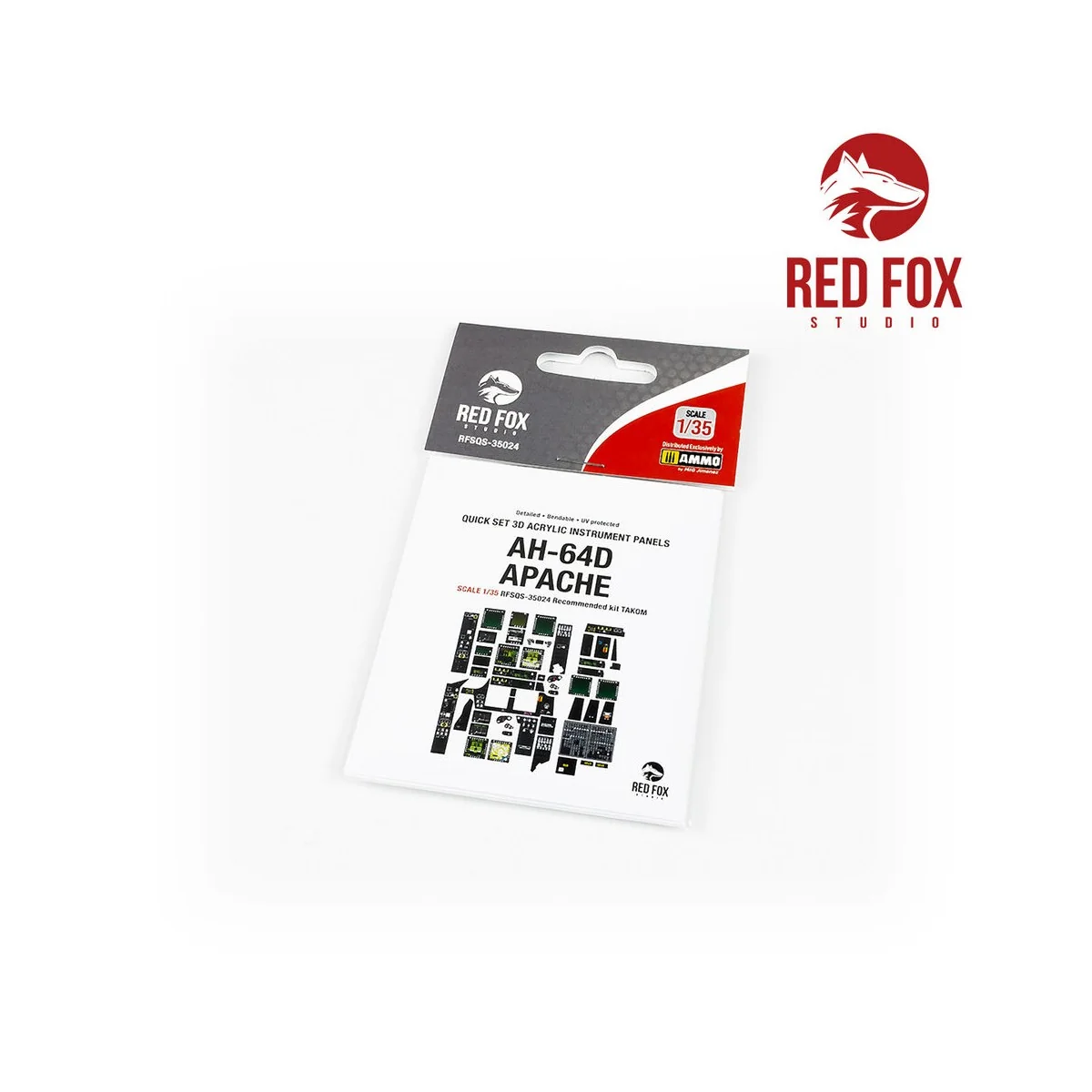 1/35 AH-64D Apache (for Takom kit), 1/35 - Red Fox Studio RFSQS-35024