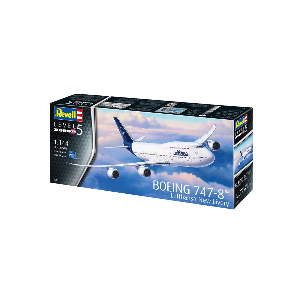 Boeing 747-8 Lufthansa"New Liver, 1/144 - Revell 03891