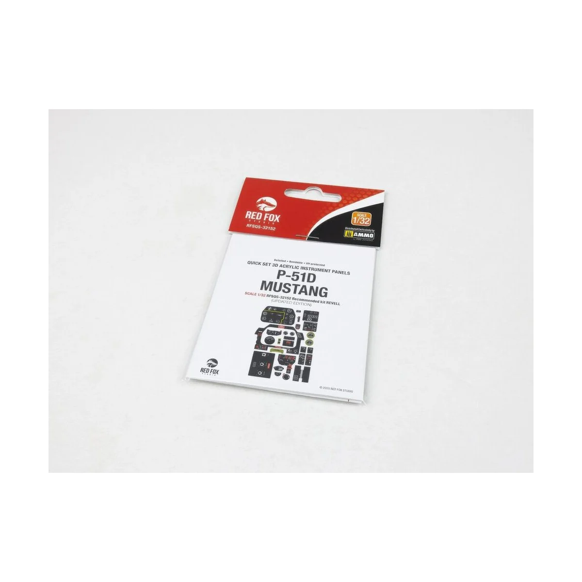 P-51D Mustang Updated for Revell, 1/32 - Red Fox Studio RFSQS-32152