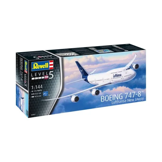 Boeing 747-8 Lufthansa"New Liver, 1/144 - Revell 03891