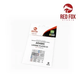 1/24 Arabic License Plates vol.01, 1/48 - Red Fox Studio RFSQS-24021