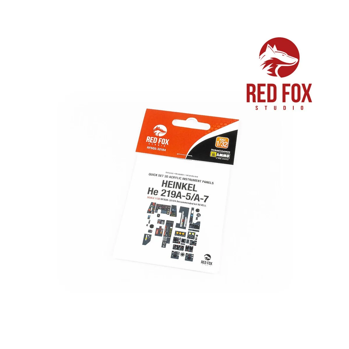 1/32 Heinkel He 219A-5/A-7 UHU (for Revell kit), 1/32 - Red Fox Stu...