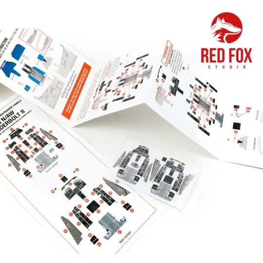 A-10A N/AW Thundernolt II (for Hobby Boss kit), 1/48 - Red Fox Stud...