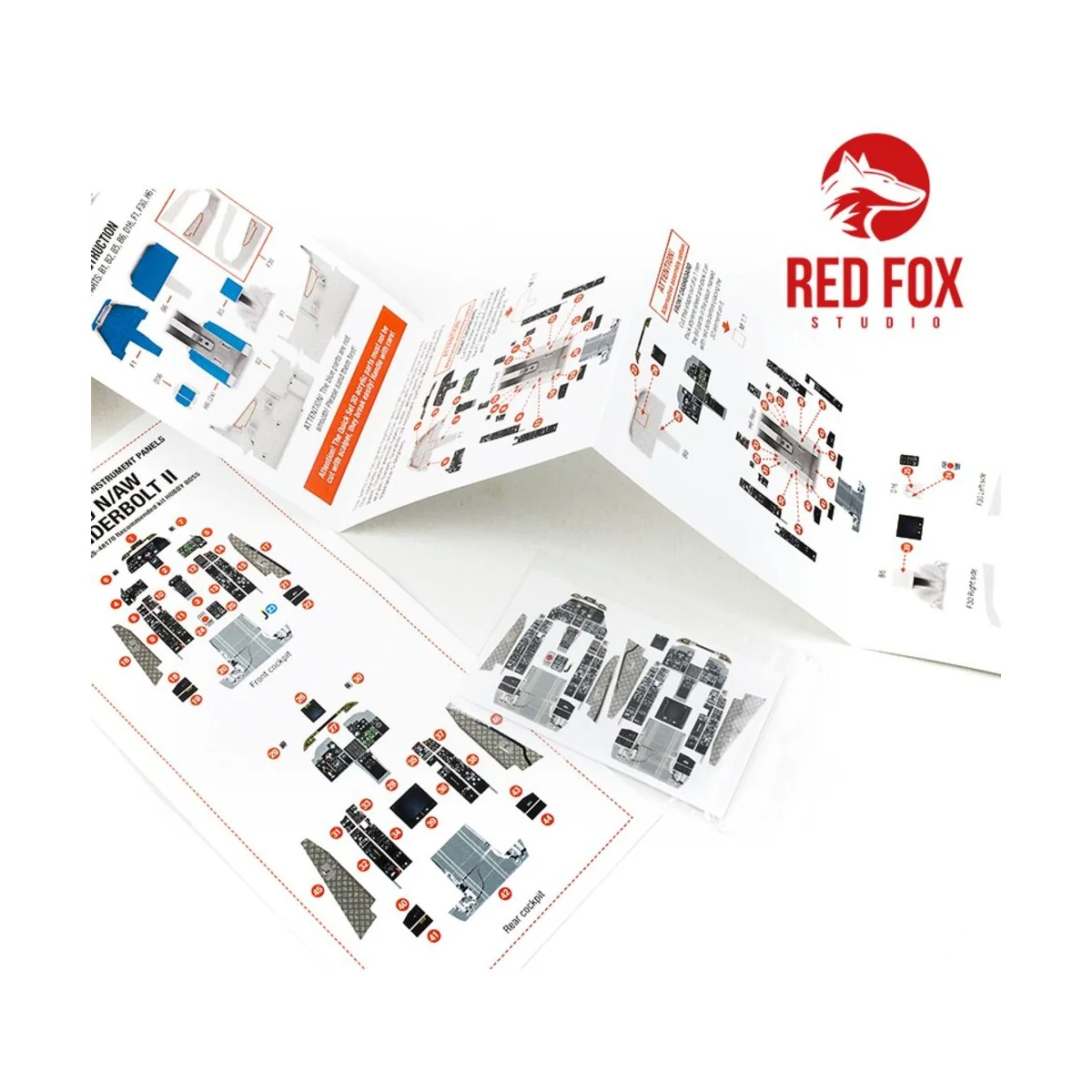 A-10A N/AW Thundernolt II (for Hobby Boss kit), 1/48 - Red Fox Stud...