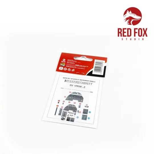 1/32 Messerschmitt Bf 109K-4 (for Hasegawa kit), 1/32 - Red Fox Stu...