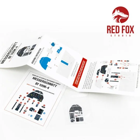 1/32 Messerschmitt Bf 109K-4 (for Hasegawa kit), 1/32 - Red Fox Stu...
