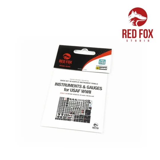 1/48 Instruments & gauges set for USAF WWII (Independent), 1/48 - R...