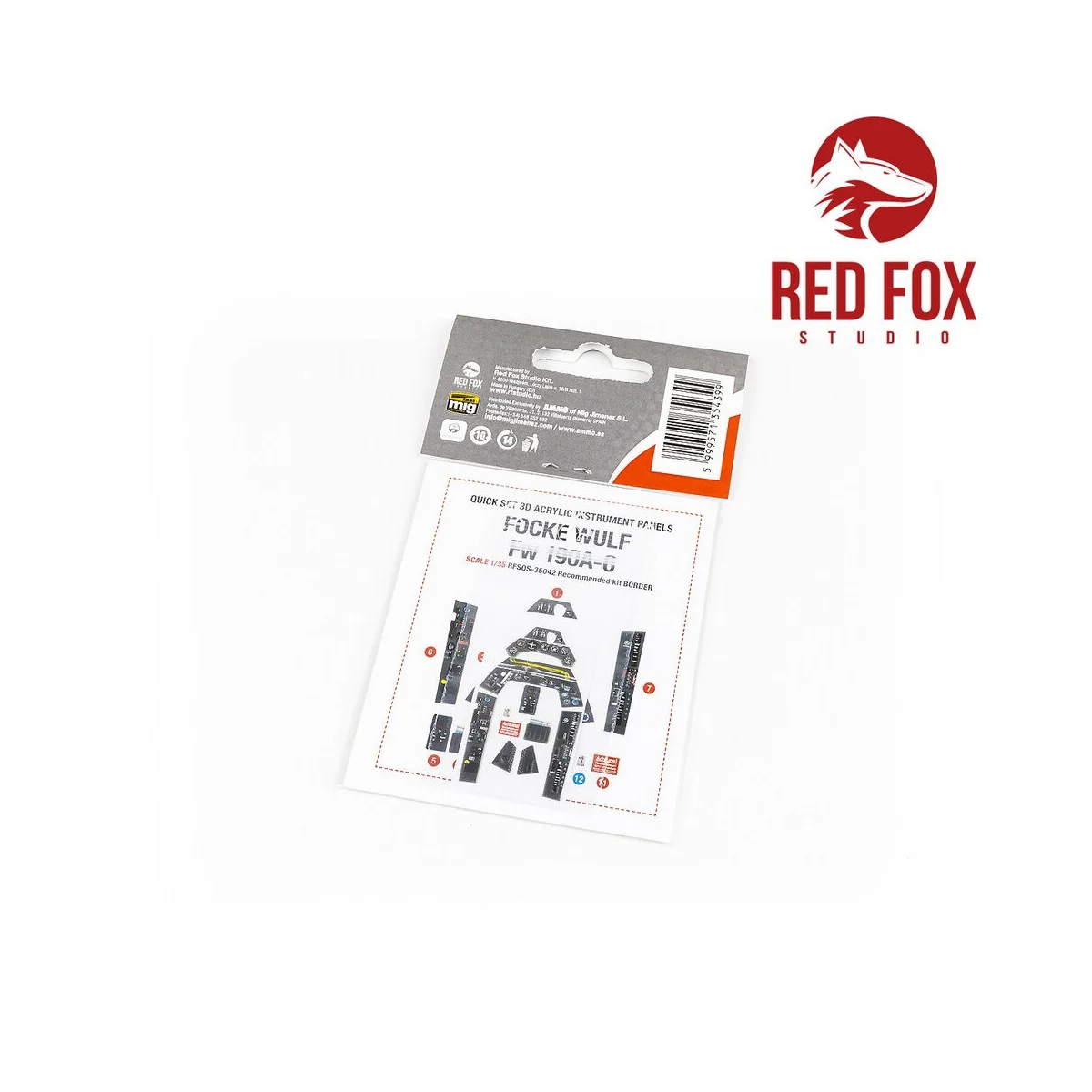 1/35 Fw 190A-6 with WGr.21 (for Border Model Kit), 1/35 - Red Fox S...