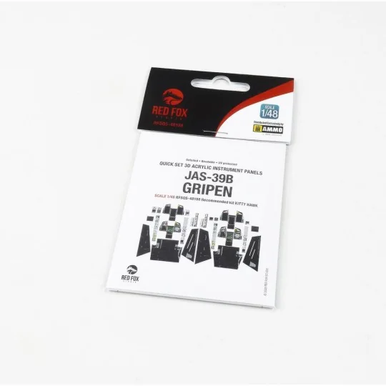 Jas-39B Gripen for Kitty Hawk, 1/48 - Red Fox Studio RFSQS-48188