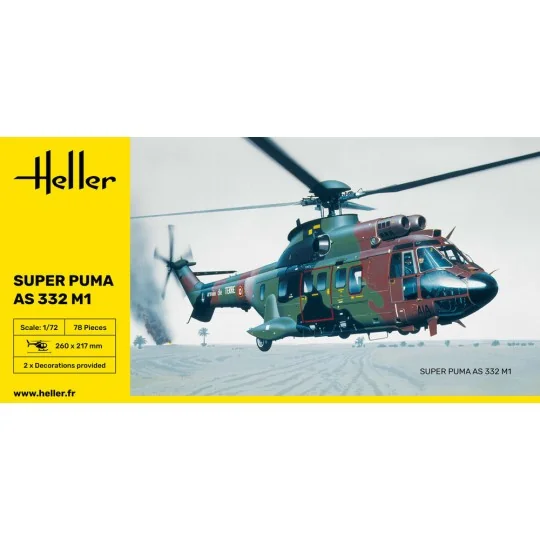 Super Puma AS 332 M1, 1/72 - Heller 80367 Super Puma AS 332 M1, 1/72 - Heller 80367