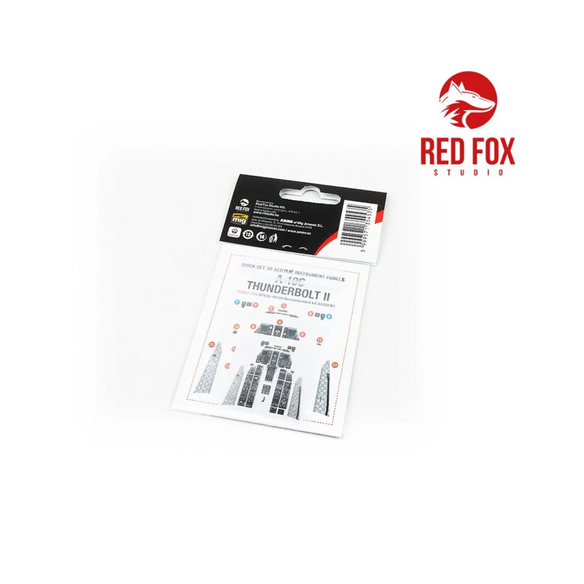A-10C Thunderbolt II (for Academy/Hobby 2000 kits), 1/48 - Red Fox ...