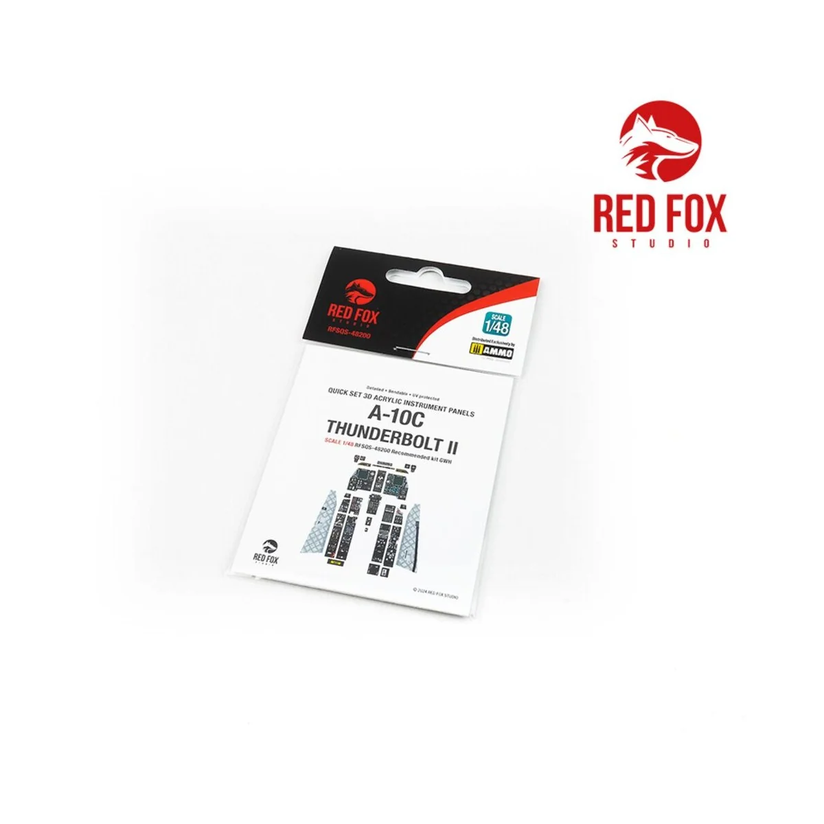 A-10C Thunderbolt II (for GWH kit), 1/48 - Red Fox Studio RFSQS-48200