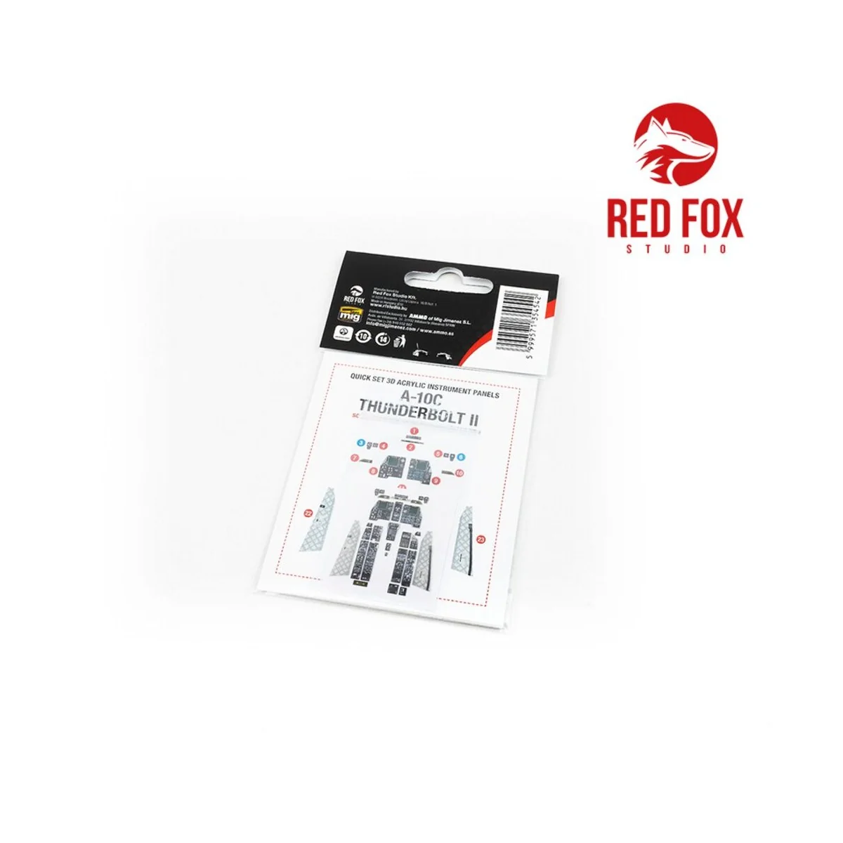 A-10C Thunderbolt II (for GWH kit), 1/48 - Red Fox Studio RFSQS-48200