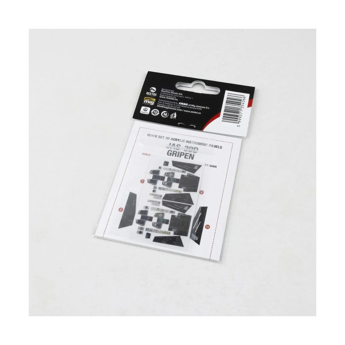 Jas-39D Gripen for Kitty Hawk, 1/48 - Red Fox Studio RFSQS-48202