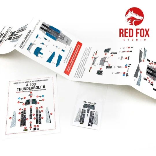 A-10C Thunderbolt II (for GWH kit), 1/48 - Red Fox Studio RFSQS-48200
