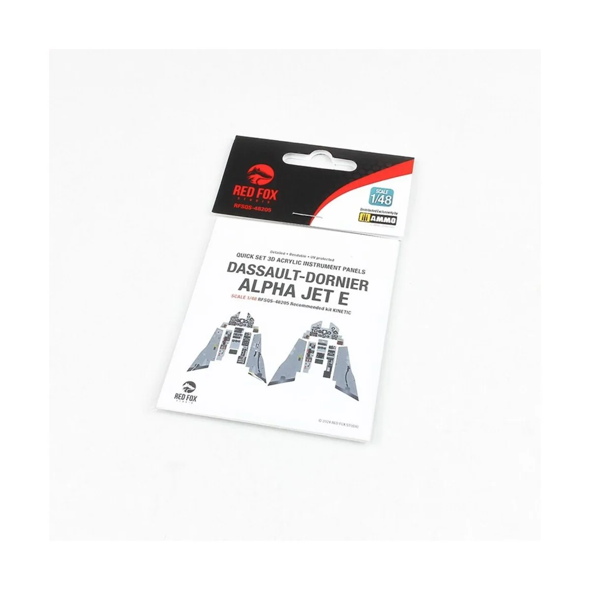 Dassault-Dornier Alpha Jet E (for Kinetic kit), 1/48 - Red Fox Stud...