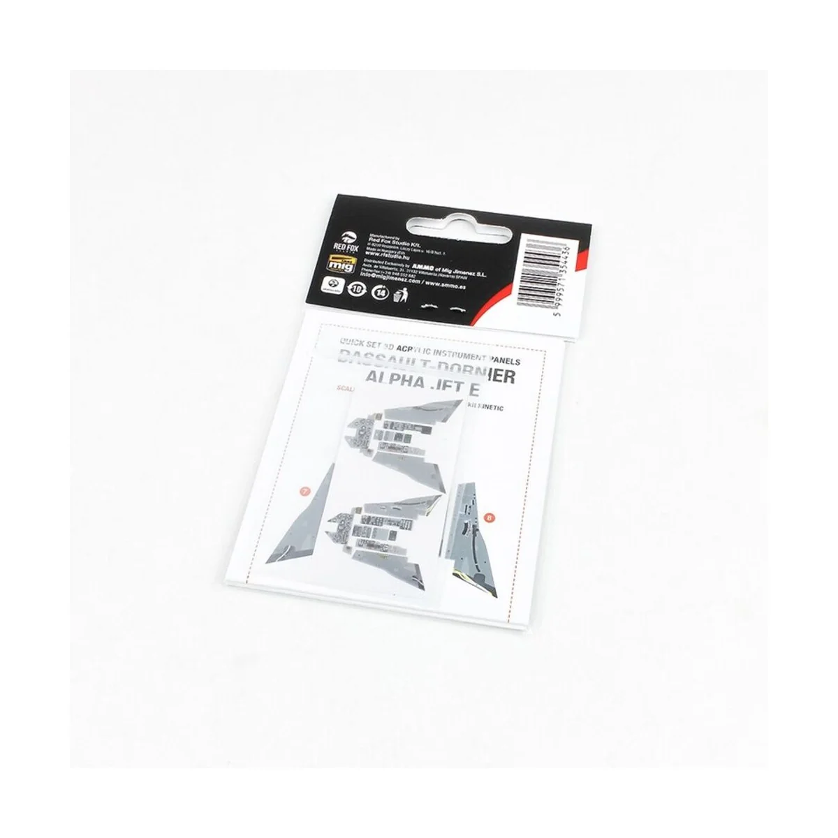 Dassault-Dornier Alpha Jet E (for Kinetic kit), 1/48 - Red Fox Stud...