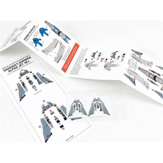Dassault-Dornier Alpha Jet 1B+ (for Kinetic kit), 1/48 - Red Fox St...