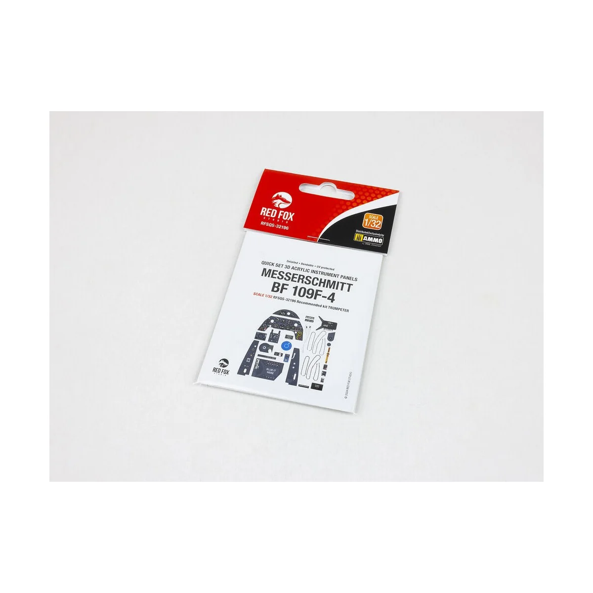 Messerschmitt Bf 109F-4 for Trumpeter, 1/32 - Red Fox Studio RFSQS-...