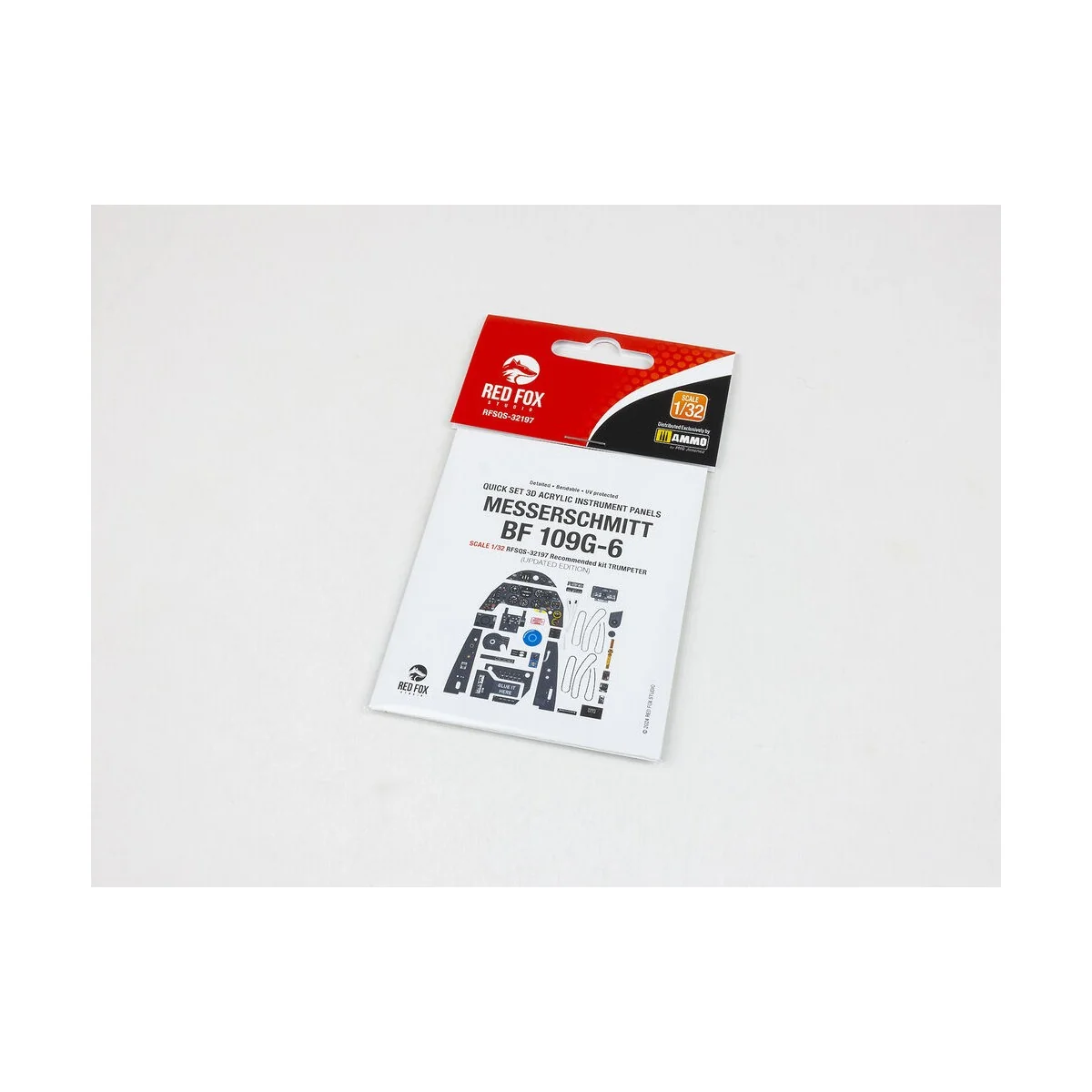 Messerschmitt Bf 109G-6 Updated version for Trumpeter, 1/32 - Red F...