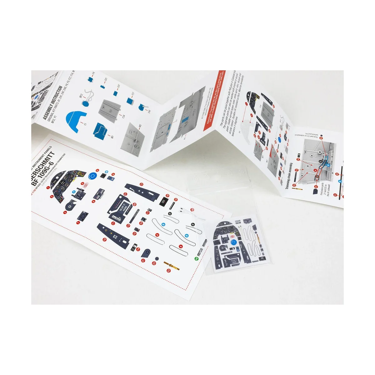 Messerschmitt Bf 109G-6 Updated version for Trumpeter, 1/32 - Red F...