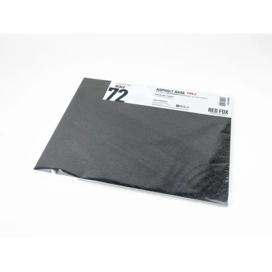 Asphalt base Type 2 300x230mm (Universal), 1/72 - Red Fox Studio RF...
