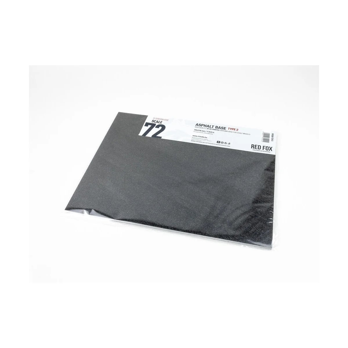 Asphalt base Type 2 300x230mm (Universal), 1/72 - Red Fox Studio RF...