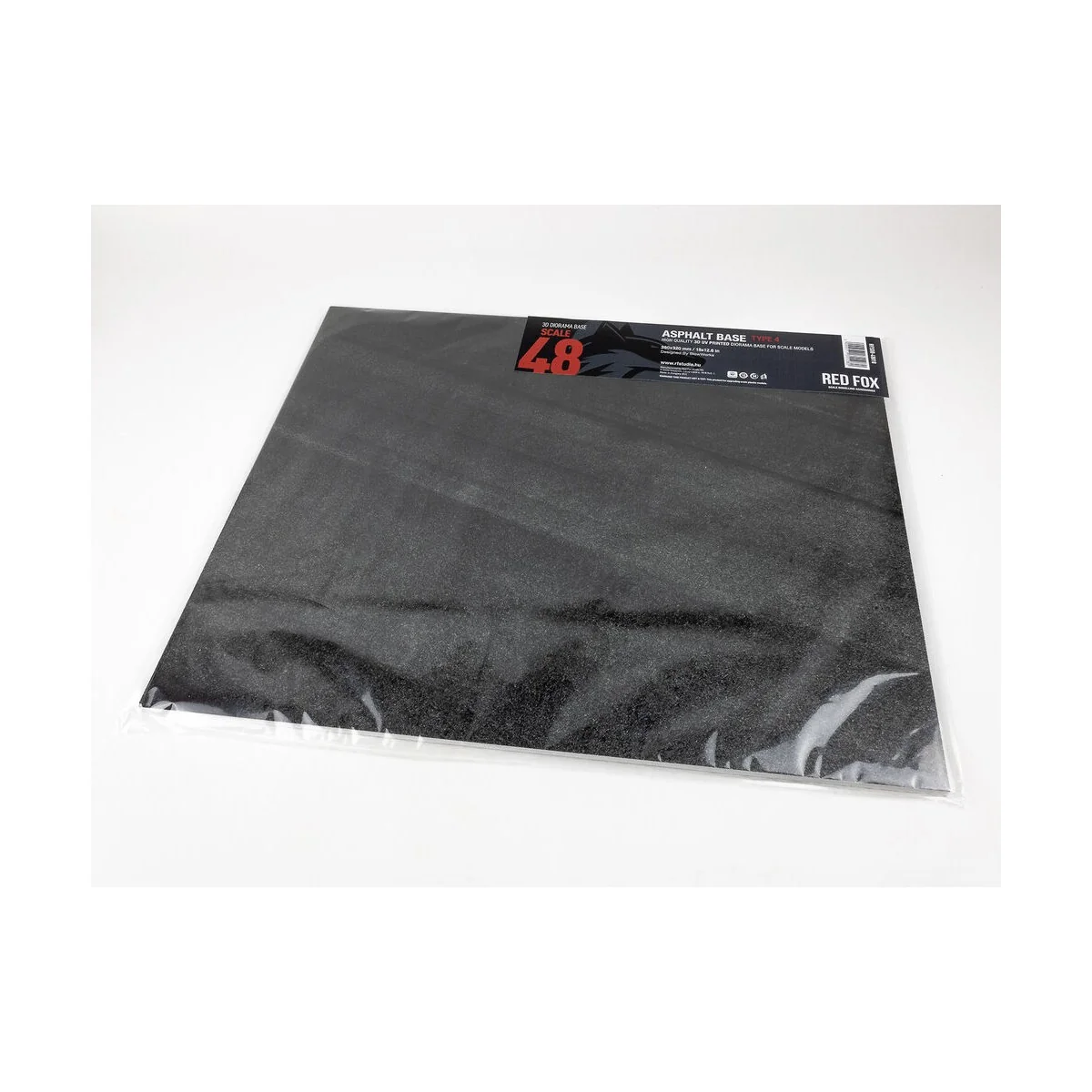 Asphalt Base Type 4 380x320mm (Universal), 1/48 - Red Fox Studio RF...