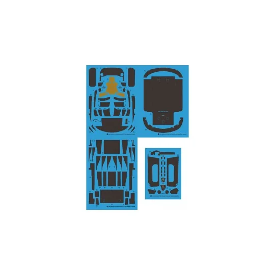 Porsche 911 RSR 2018 LM GTE Class Winner Detail Up Parts, 1/24 - NU...