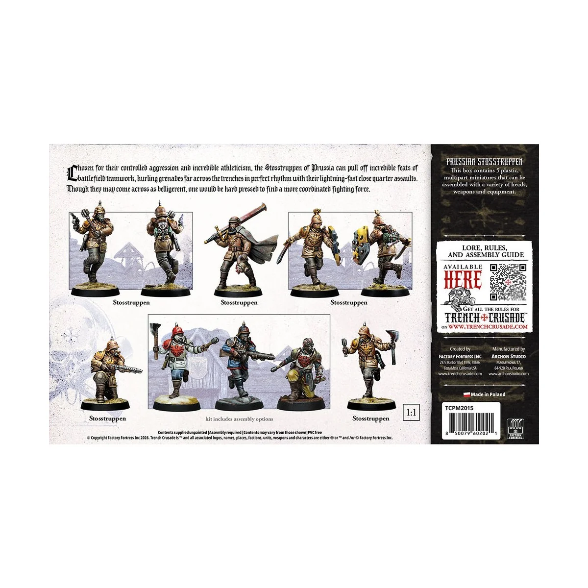 Trench Crusade: Prussian Stosstruppen - Archon Studio TCPM2015