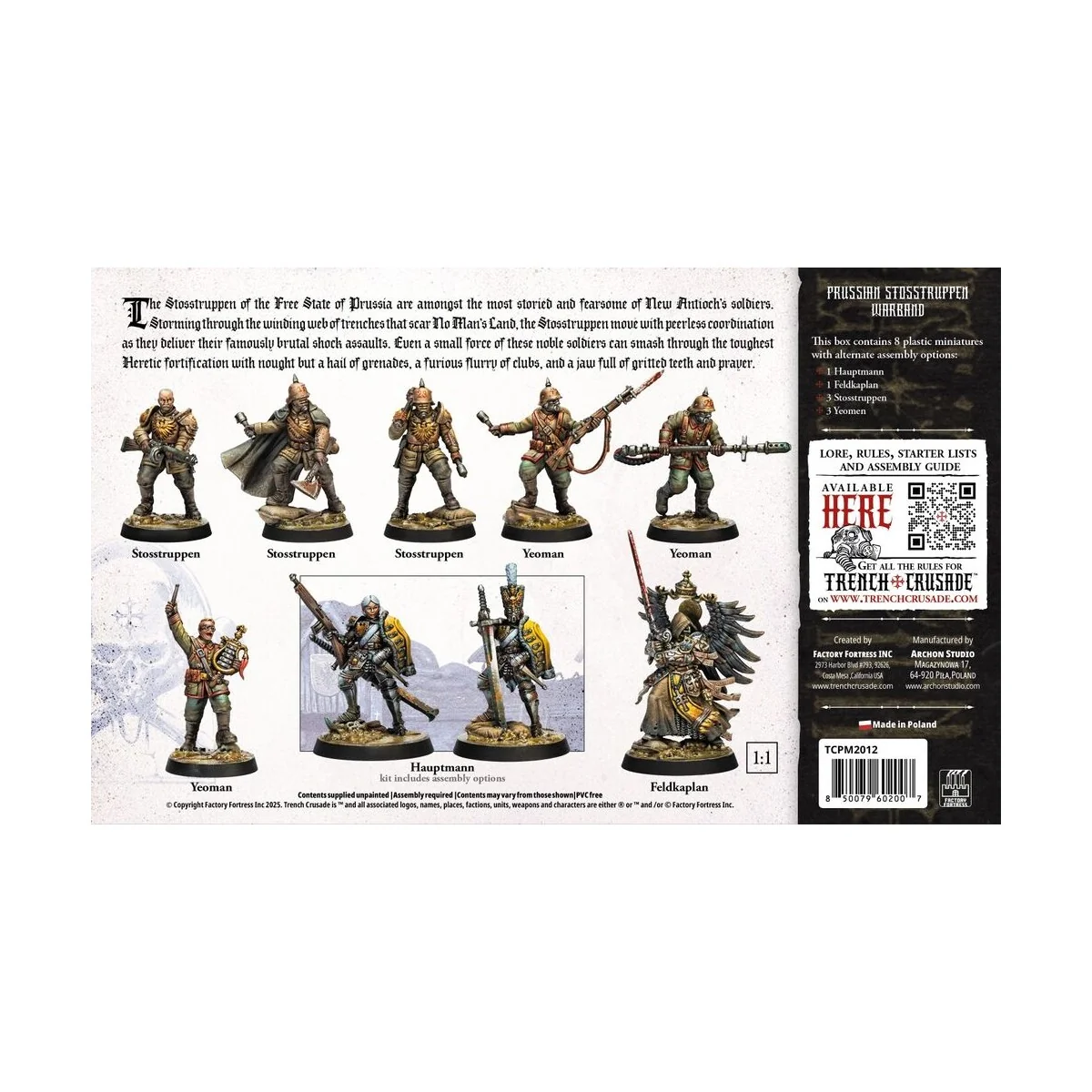 Trench Crusade: Prussian Stosstruppen Warband - Archon Studio TCPM2012
