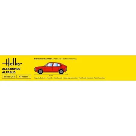 Alfa Romeo Alfasud, 1/43 - Heller 80182